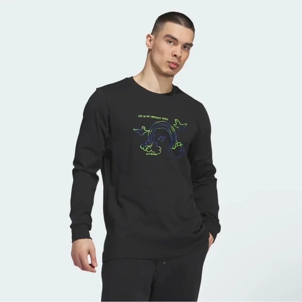 NWT Adidas Originals Shmoofoil Cloudy Long Sleeve, Size M - Picture 2 of 7
